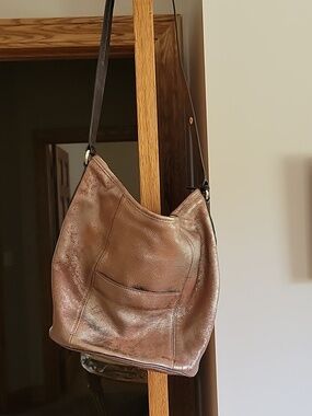 Metallic Shoulder Bag. With Dust Bag